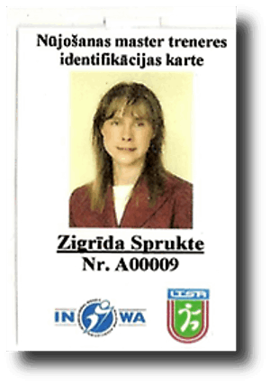 Nūjošanas master trennere
