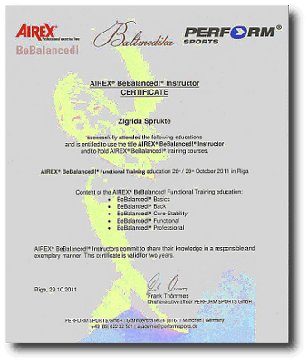 AIREX*BeBaLanced!* Instructor