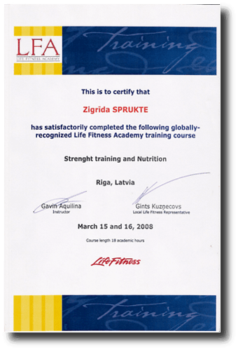 Strenght training and Nutrition