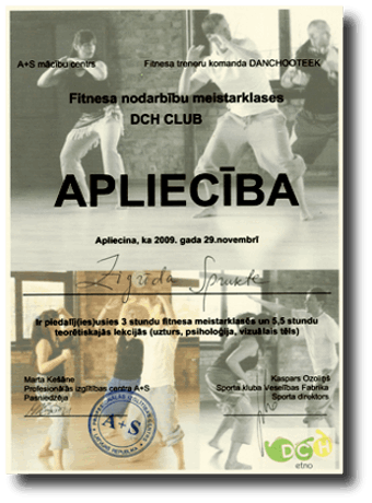 Fitnesa meistarklases